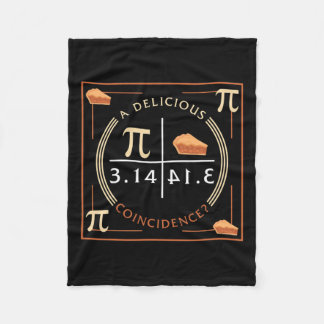 Een heerlijke incidentie Pi Dag 3.14 Wiskunde Fleece Deken