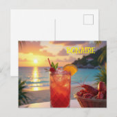 Een heerlijke middag op Bonaire Feestdagenkaart (Voorkant / Achterkant)