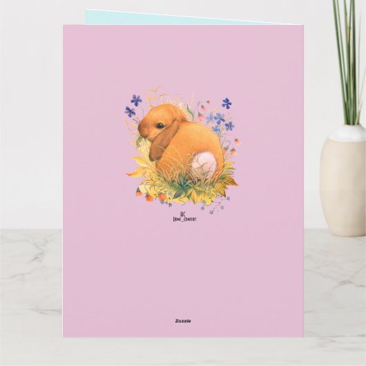 Een heerlijke paasvakantie Kaart (Achterkant)