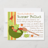 Een heerlijke salade kaart (Voorkant)