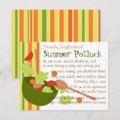 Een heerlijke salade kaart (Voorkant / Achterkant)