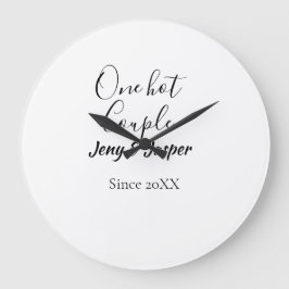 Een heet stel voeg naam toe sinds 20XX jaar datum Grote Klok