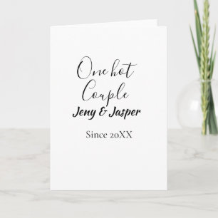 Een heet stel voegt naam toe sinds 20XX jaar datum Kaart