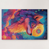Een heftige wolvenpuzzel 2 legpuzzel (Horizontaal)