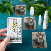 Een heidense godin met gewei pokerkaarten (Insitu)