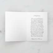 Een heilig kerstfeest kaart (Binnen)