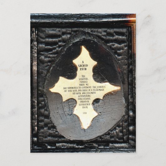 Een heilig pad briefkaart (Voorkant)