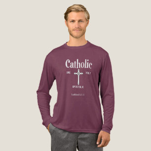 Één Heilige Katholieke Apostolische Kerk Tri-Blend Shirt