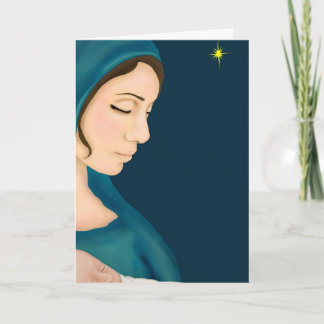 Een heilige kerst feestdagen kaart