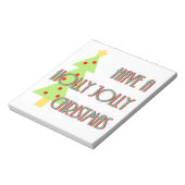 een heilige kerst midden eeuw moderne notitieblok (Linkerzijde)