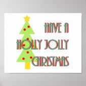 een heilige kerst midden eeuw moderne poster (Voorkant)