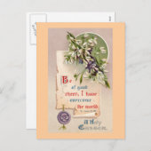 Een Heilige Pasen Christelijk Feestdagenkaart (Voorkant / Achterkant)