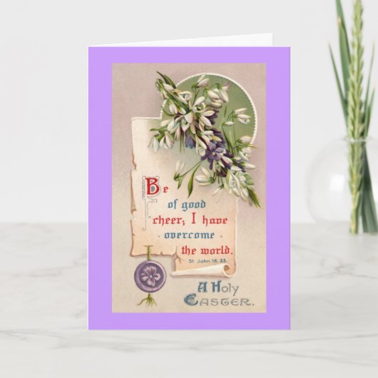 Een heilige Pasen Feestdagen Kaart (Voorkant)