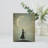 Een heks briefkaart (Staand voorkant)
