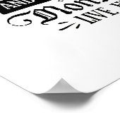 Een heks en haar kleine monsters wonen hier poster (Hoek)