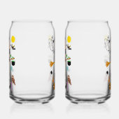 Een heks kunst blikvorm glas (Links)