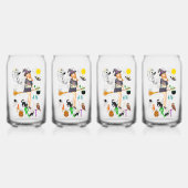 Een heks kunst blikvorm glas (Achterkant)