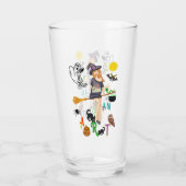Een heks kunst glas (Achterkant)