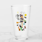 Een heks kunst glas (Voorkant)