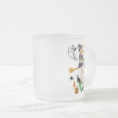 Een heks kunst matglas koffiemok (Voorkant rechts)