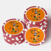 Een heks kunst poker chips (Opstapeling)