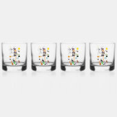 Een heks kunst whisky glas (Achterkant)