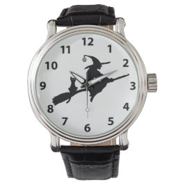 Een heks op een kamer horloge