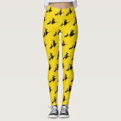 Een heks op een kamer leggings (Voorkant)