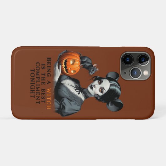 Een heks zijn is het beste compliment vanavond. Case-Mate iPhone case (Achterkant (horizontaal))