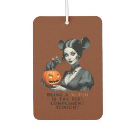 Een heks zijn is het beste compliment vanavond. luchtverfrisser