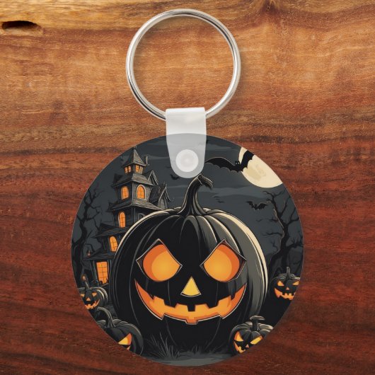 Een heks zijn is het beste compliment vanavond. sleutelhanger (Achterkant)