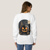 Een heks zijn is het beste compliment vanavond. trui (Achterkant volledig)