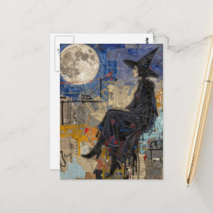 Een Heksen Collage Briefkaart