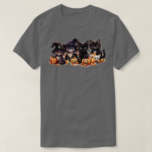 Een hekserige kitten caboodle t-shirt (Design voorkant)