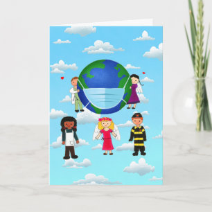 Een helden Dank u Gevouwen Wenskaart Kaart