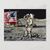 Een heldengroet van Apollo 17 Briefkaart (Voorkant)