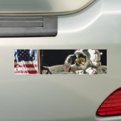 Een heldengroet van Apollo 17 Bumpersticker (Op auto)