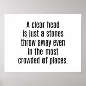 Een helder hoofdje Poster (Voorkant)