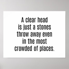 Een helder hoofdje Poster