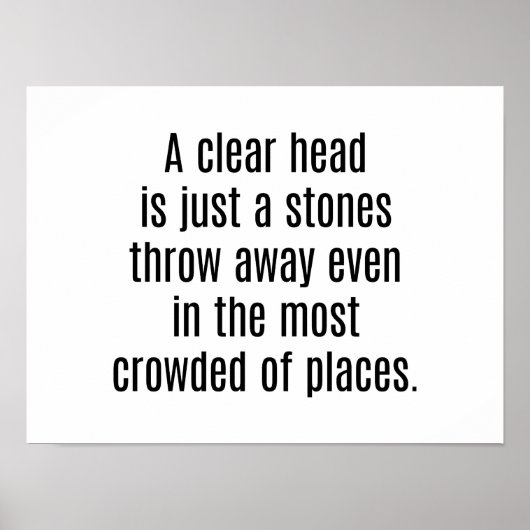 Een helder hoofdje Poster (Voorkant)