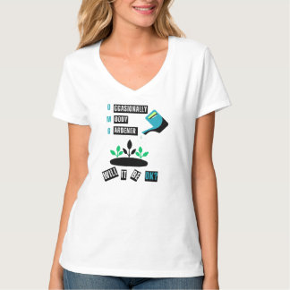 Een helder maar schattig shirt voor tuinders