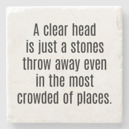 Een helder Onderzetter met een schokkende hoofdste