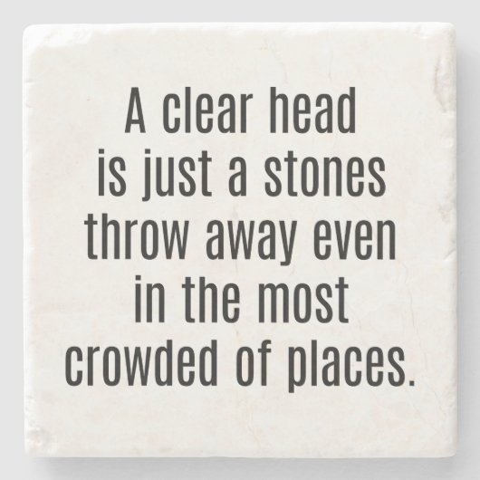 Een helder Onderzetter met een schokkende hoofdste (Voorkant)