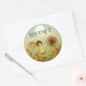 Een helderdere dag Bookplate Ronde Sticker (Envelop)