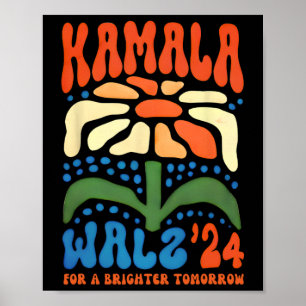 Een helderdere morgen Boho esthetische Kamala Walt Poster