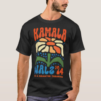 Een helderdere morgen Boho esthetische Kamala Walt T-shirt