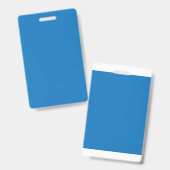 Een heldere blauwe lucht zonder wolken vult de hel badge (Front & Back)