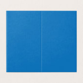 Een heldere blauwe lucht zonder wolken vult de hel kaart (Buitenkant ongevouwen)