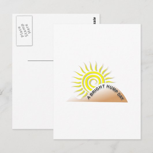 Een heldere bult dag briefkaart (Voorkant / Achterkant)