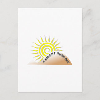 Een heldere bult dag briefkaart